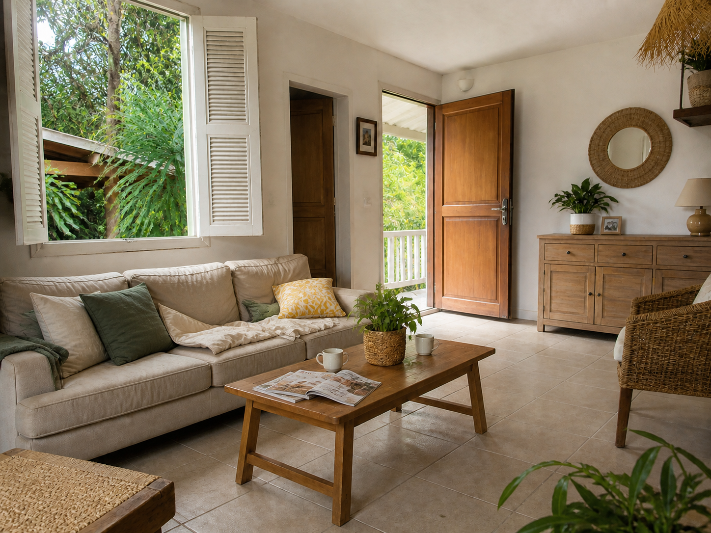 Intérieur avant l’entretien